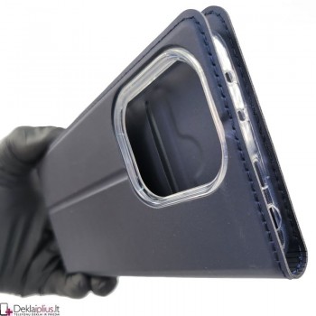 Dux Ducis Skin Pro dirbtinės odos dėklas - mėlynas (Xiaomi Redmi Note 13 4G) Dux Ducis Skin Pro dirbtinės odos dėklas - mėlynas (Xiaomi Redmi Note 13 4G)